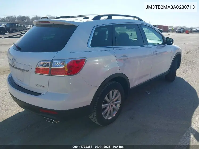 2010 Mazda Cx-9 Touring VIN: JM3TB2MA3A0230713 Lot: 41772353
