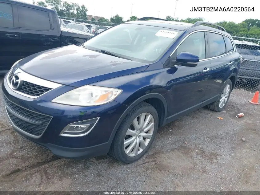 2010 Mazda Cx-9 Grand Touring VIN: JM3TB2MA6A0220564 Lot: 42624525