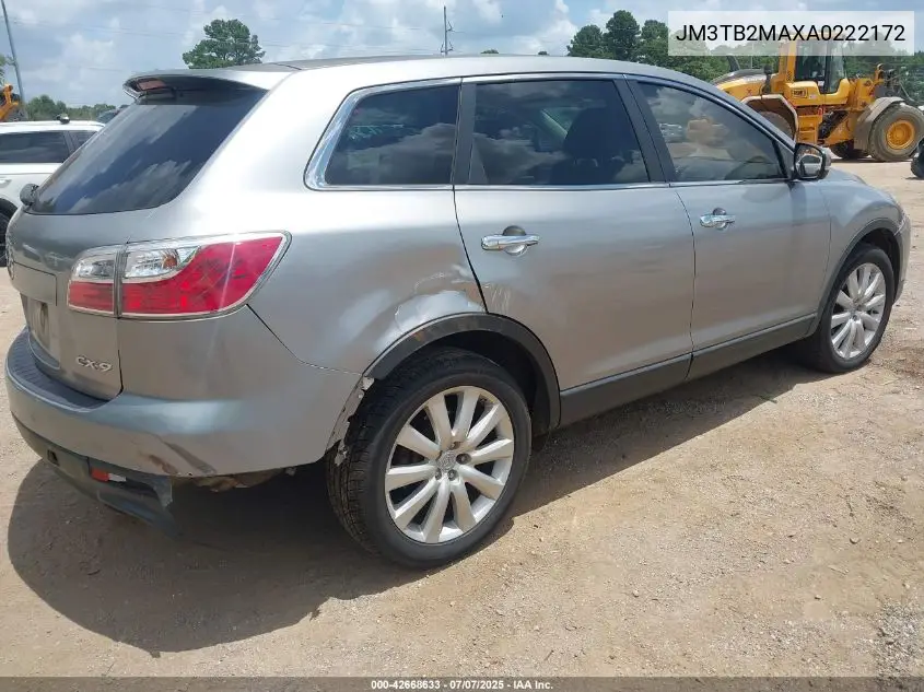 2010 Mazda Cx-9 Grand Touring VIN: JM3TB2MAXA0222172 Lot: 42668633