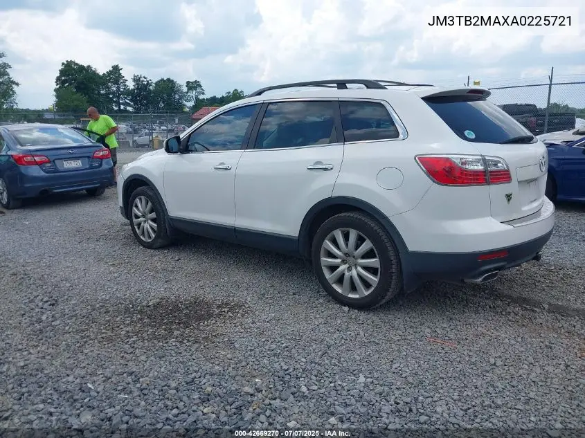 2010 Mazda Cx-9 Grand Touring VIN: JM3TB2MAXA0225721 Lot: 42669270