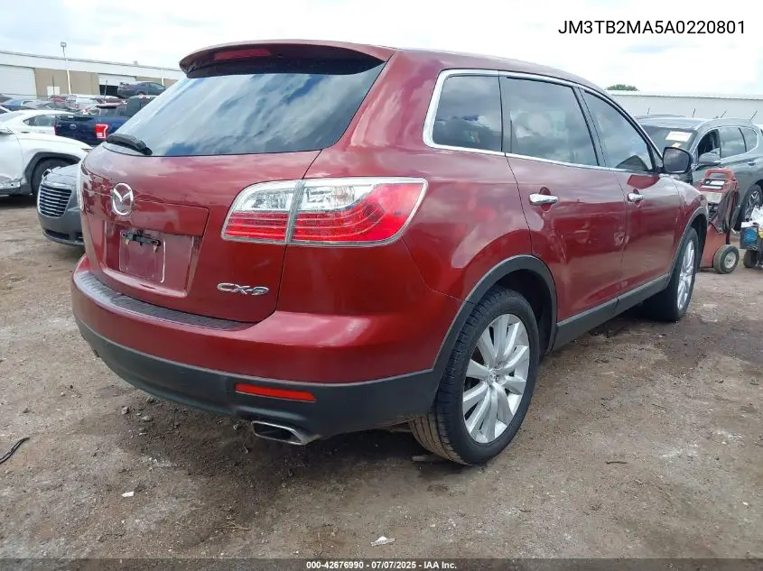 2010 Mazda Cx-9 Grand Touring VIN: JM3TB2MA5A0220801 Lot: 42676990