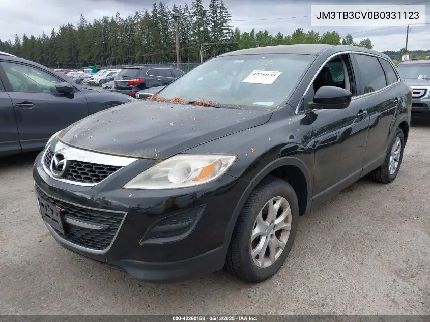 2011 Mazda Cx-9 Touring VIN: JM3TB3CV0B0331123 Lot: 42260158