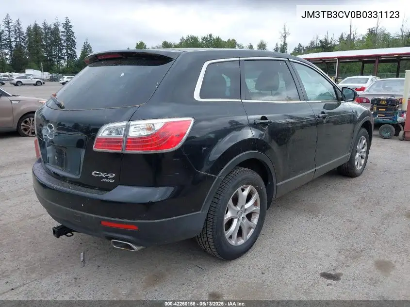 2011 Mazda Cx-9 Touring VIN: JM3TB3CV0B0331123 Lot: 42260158