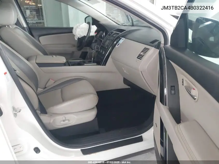 2011 Mazda Cx-9 Touring VIN: JM3TB2CA4B0322416 Lot: 42638515