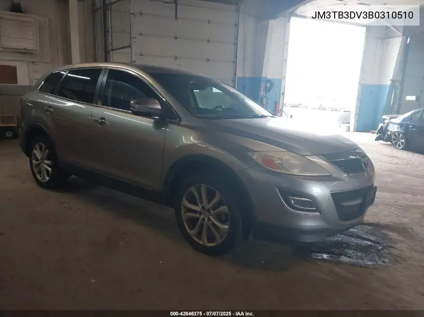 2011 Mazda Cx-9 Grand Touring VIN: JM3TB3DV3B0310510 Lot: 42646375