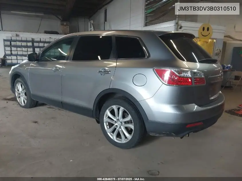 2011 Mazda Cx-9 Grand Touring VIN: JM3TB3DV3B0310510 Lot: 42646375
