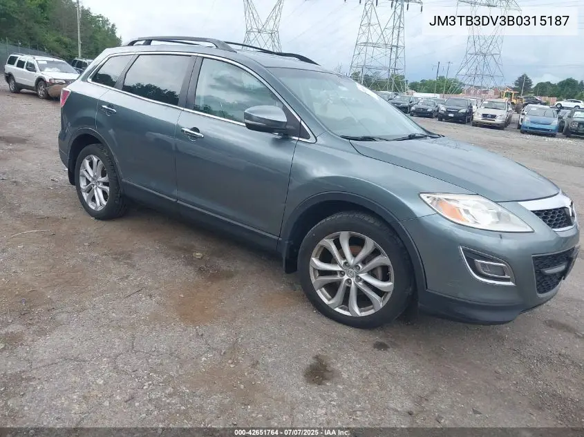 2011 Mazda Cx-9 Grand Touring VIN: JM3TB3DV3B0315187 Lot: 42651764