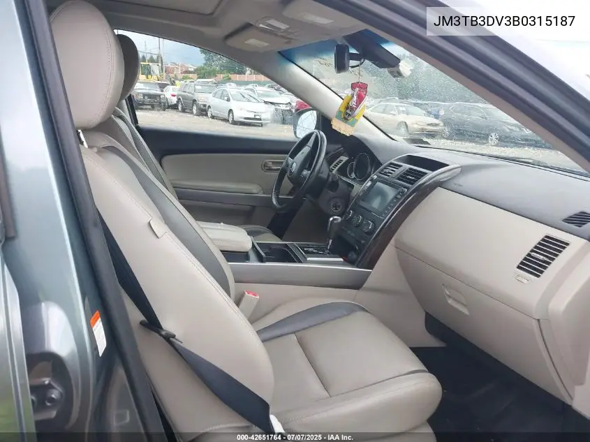 2011 Mazda Cx-9 Grand Touring VIN: JM3TB3DV3B0315187 Lot: 42651764