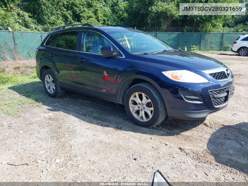 2011 Mazda Cx-9 Touring VIN: JM3TB3CV2B0321659 Lot: 42692839