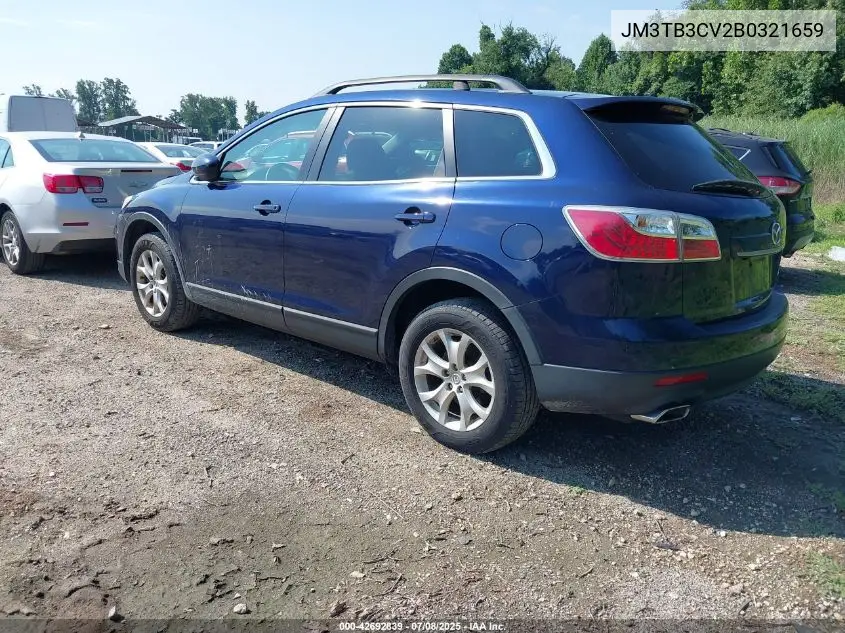2011 Mazda Cx-9 Touring VIN: JM3TB3CV2B0321659 Lot: 42692839