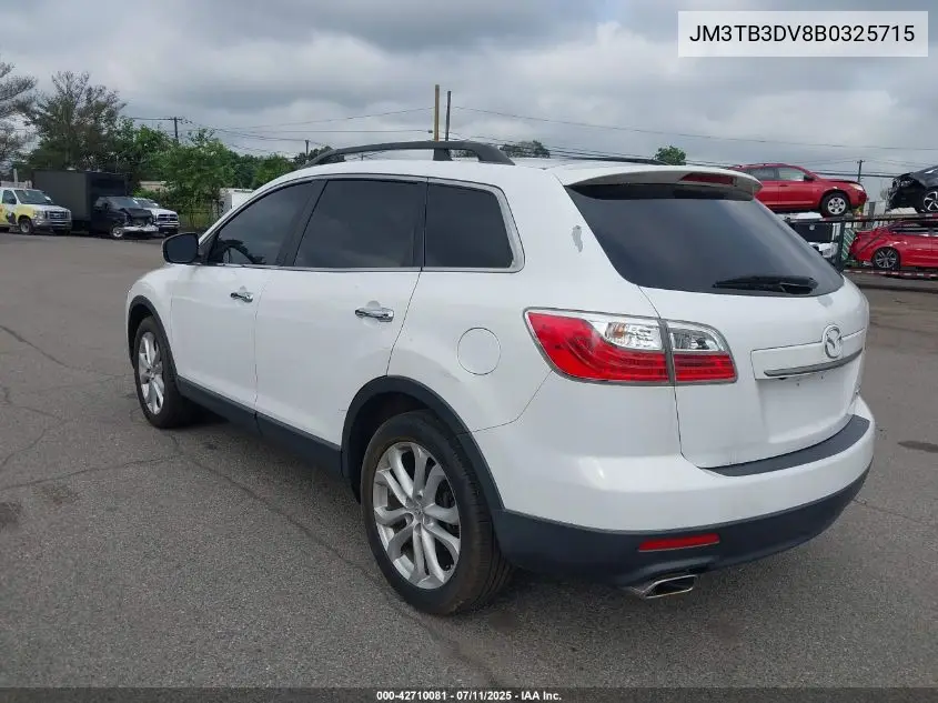 2011 Mazda Cx-9 VIN: JM3TB3DV8B0325715 Lot: 42710081