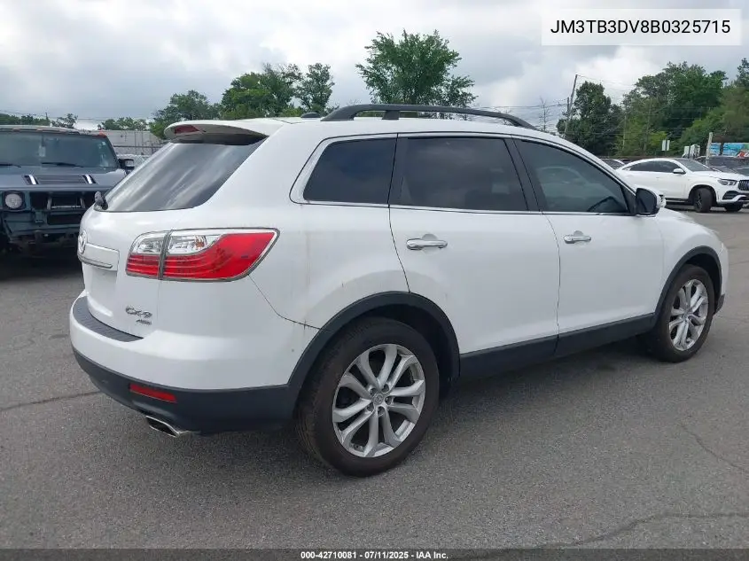 2011 Mazda Cx-9 VIN: JM3TB3DV8B0325715 Lot: 42710081