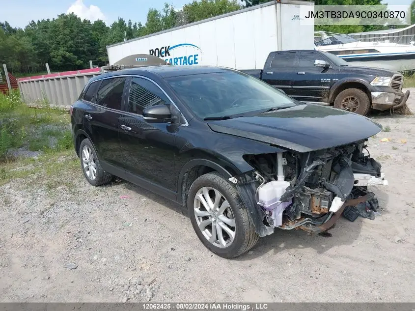 2012 Mazda Cx-9 VIN: JM3TB3DA9C0340870 Lot: 12062425