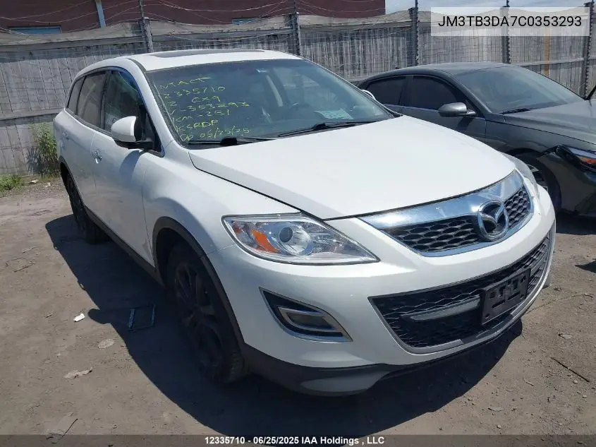 2012 Mazda Cx-9 VIN: JM3TB3DA7C0353293 Lot: 12335710