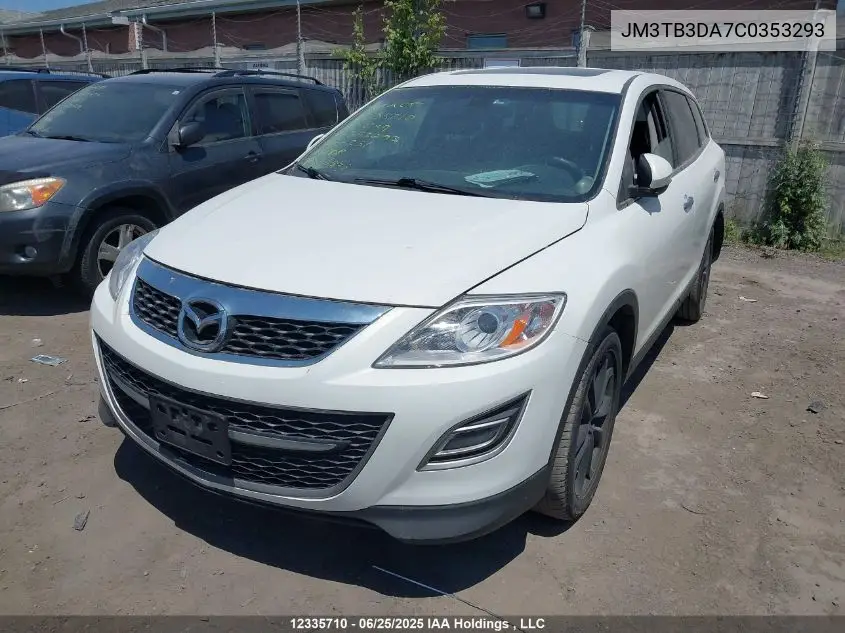 2012 Mazda Cx-9 VIN: JM3TB3DA7C0353293 Lot: 12335710