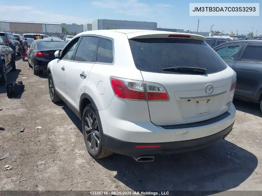 2012 Mazda Cx-9 VIN: JM3TB3DA7C0353293 Lot: 12335710
