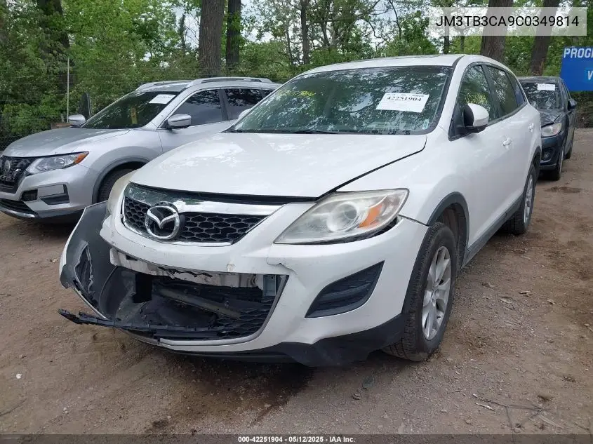 2012 Mazda Cx-9 Touring VIN: JM3TB3CA9C0349814 Lot: 42251904