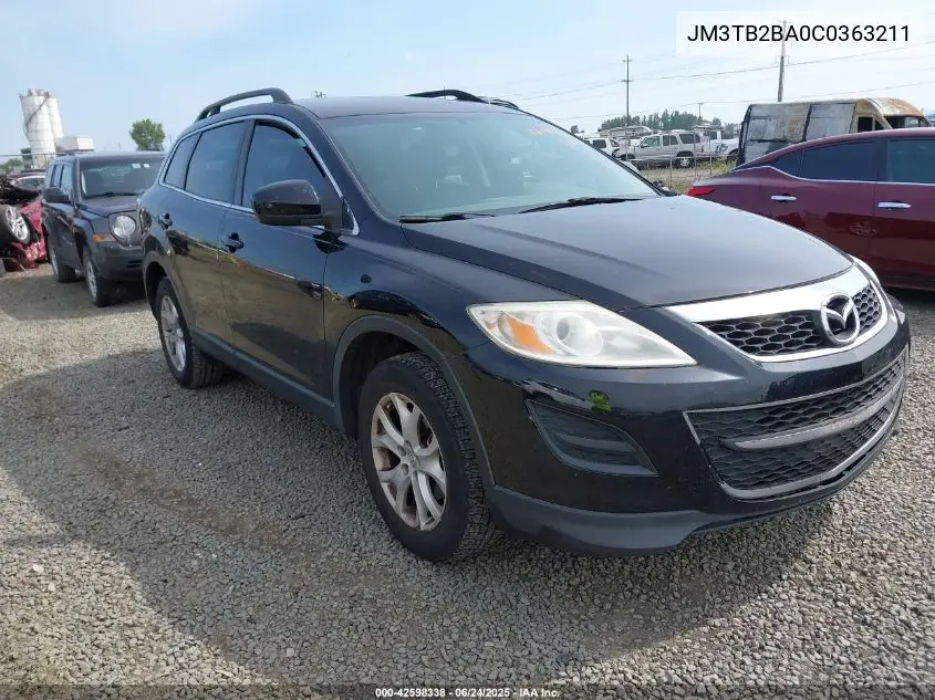 2012 Mazda Cx-9 Sport VIN: JM3TB2BA0C0363211 Lot: 42598338