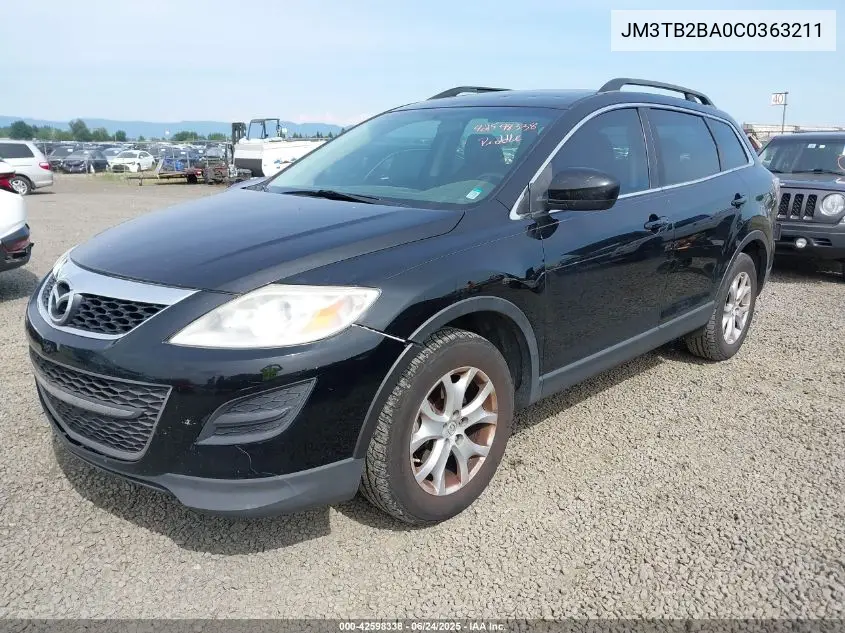 2012 Mazda Cx-9 Sport VIN: JM3TB2BA0C0363211 Lot: 42598338