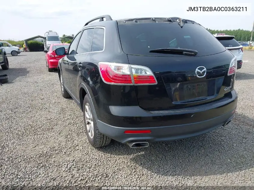 2012 Mazda Cx-9 Sport VIN: JM3TB2BA0C0363211 Lot: 42598338