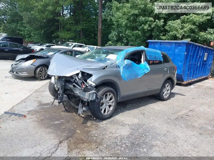 2012 Mazda Cx-9 Touring VIN: JM3TB2CA4C0366689 Lot: 42602022