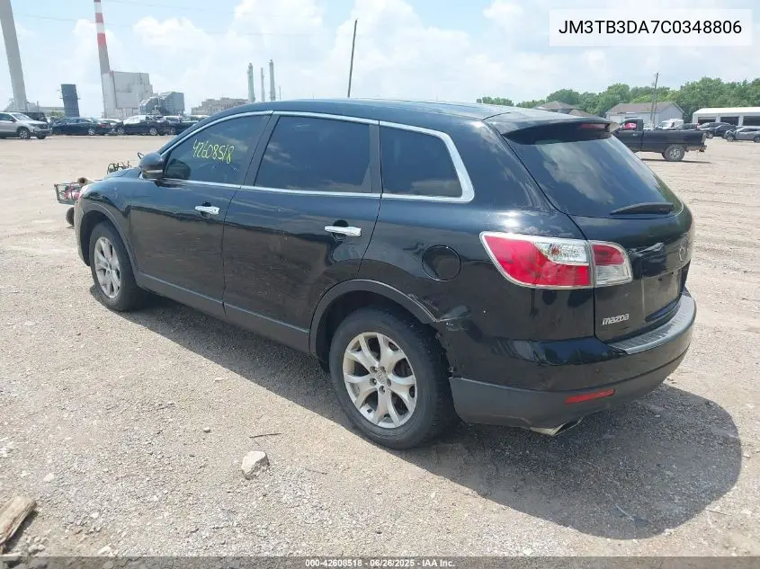 2012 Mazda Cx-9 Grand Touring VIN: JM3TB3DA7C0348806 Lot: 42608518