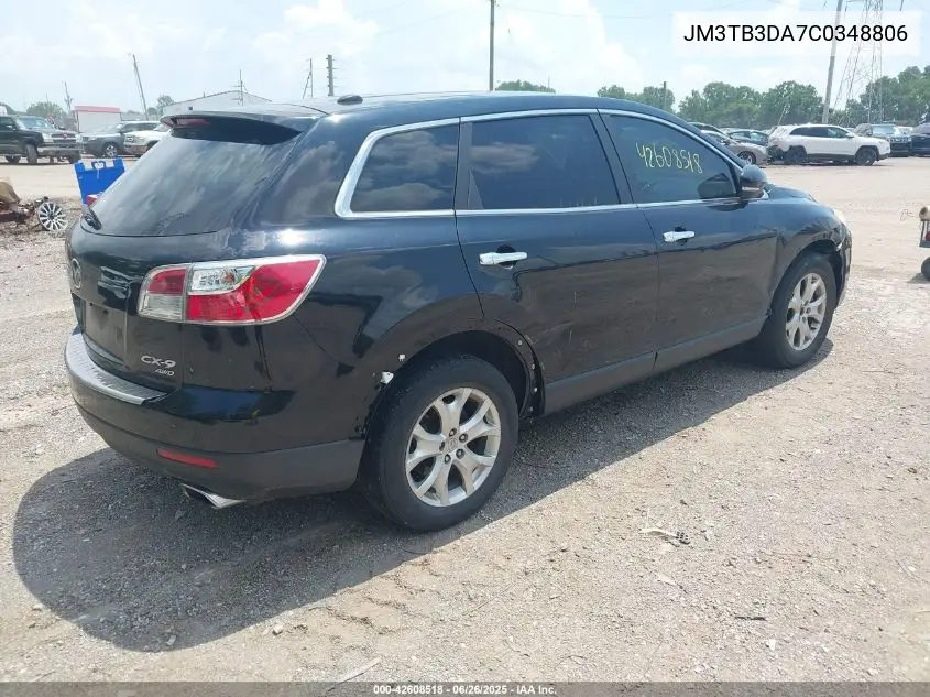2012 Mazda Cx-9 Grand Touring VIN: JM3TB3DA7C0348806 Lot: 42608518
