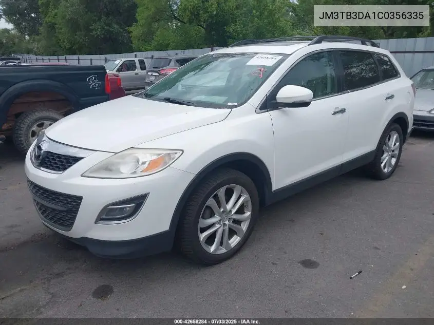 2012 Mazda Cx-9 Grand Touring VIN: JM3TB3DA1C0356335 Lot: 42658284