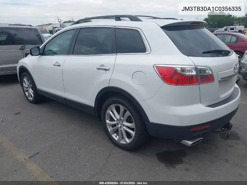 2012 Mazda Cx-9 Grand Touring VIN: JM3TB3DA1C0356335 Lot: 42658284