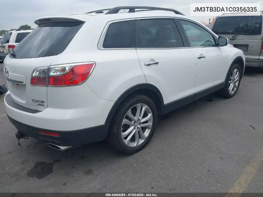 2012 Mazda Cx-9 Grand Touring VIN: JM3TB3DA1C0356335 Lot: 42658284