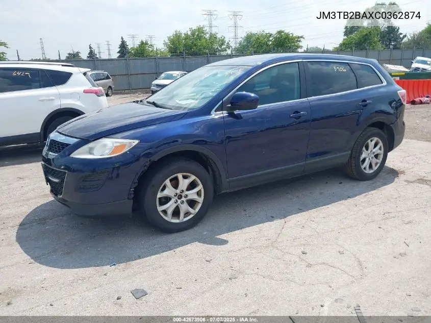 2012 Mazda Cx-9 Sport VIN: JM3TB2BAXC0362874 Lot: 42673906
