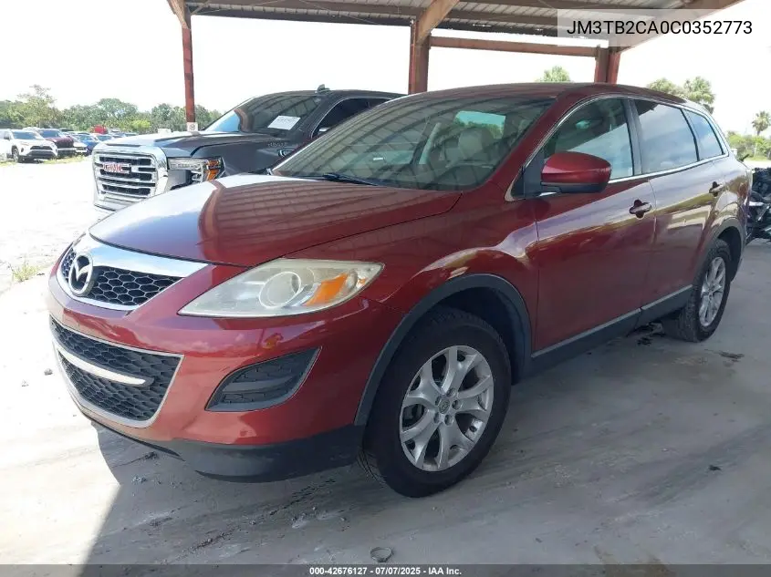2012 Mazda Cx-9 Touring VIN: JM3TB2CA0C0352773 Lot: 42676127