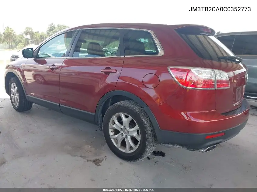 2012 Mazda Cx-9 Touring VIN: JM3TB2CA0C0352773 Lot: 42676127