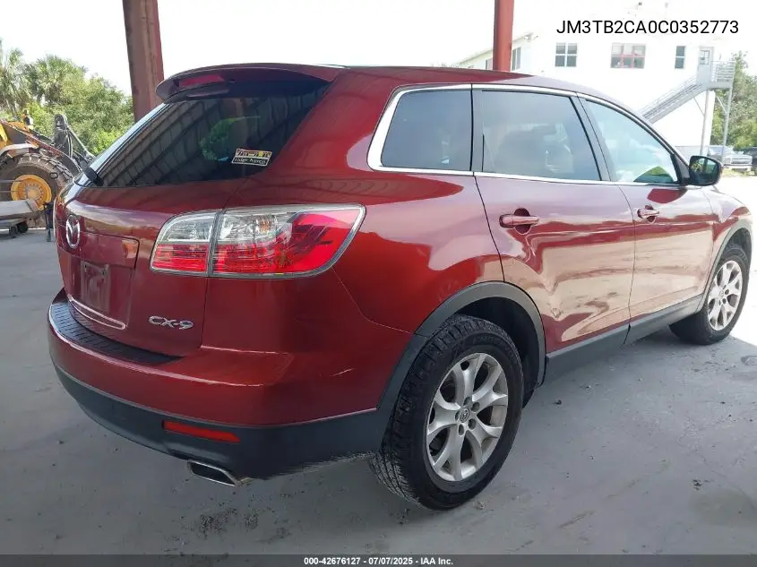 2012 Mazda Cx-9 Touring VIN: JM3TB2CA0C0352773 Lot: 42676127