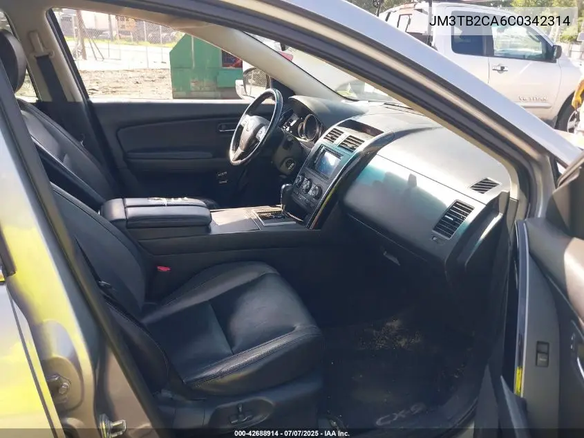 2012 Mazda Cx-9 Touring VIN: JM3TB2CA6C0342314 Lot: 42688914