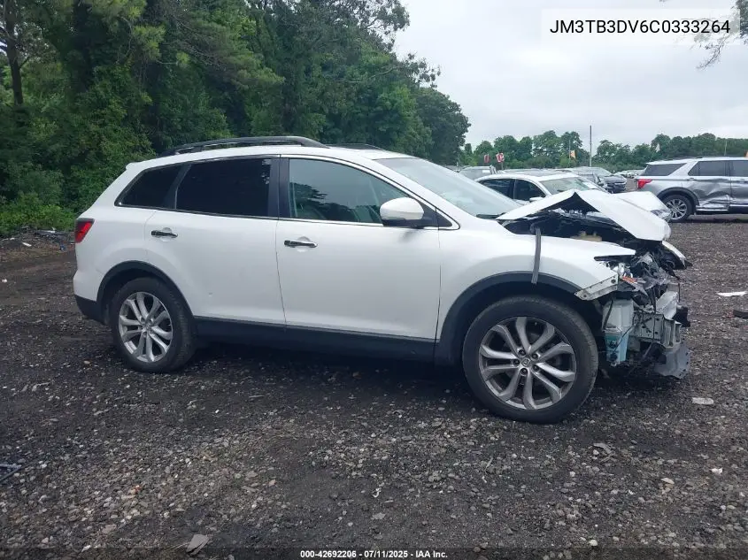 2012 Mazda Cx-9 Grand Touring VIN: JM3TB3DV6C0333264 Lot: 42692206