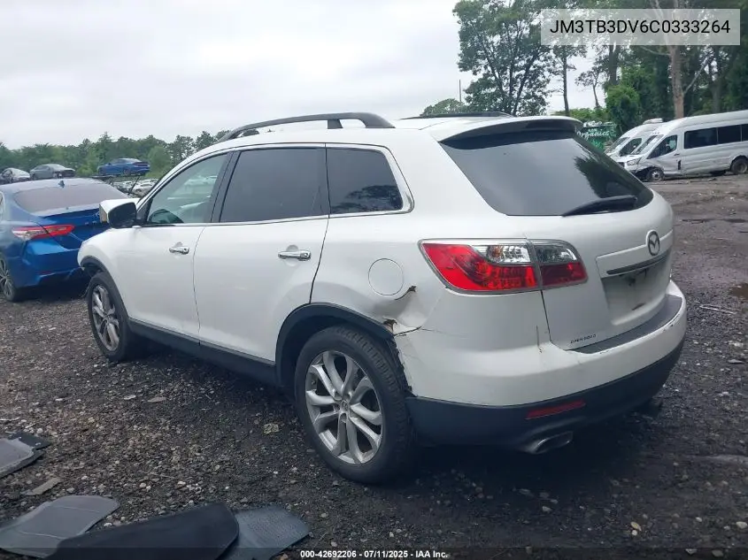 2012 Mazda Cx-9 Grand Touring VIN: JM3TB3DV6C0333264 Lot: 42692206