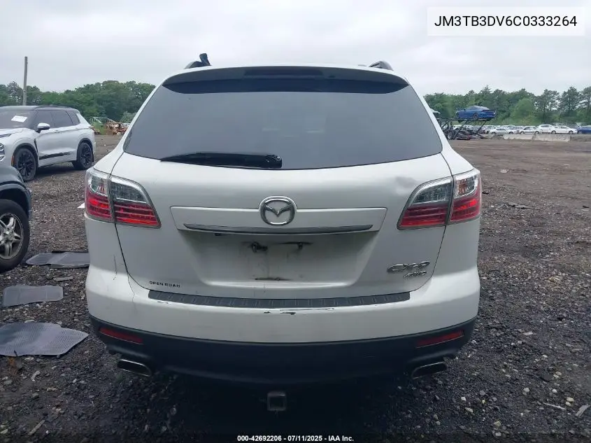 2012 Mazda Cx-9 Grand Touring VIN: JM3TB3DV6C0333264 Lot: 42692206
