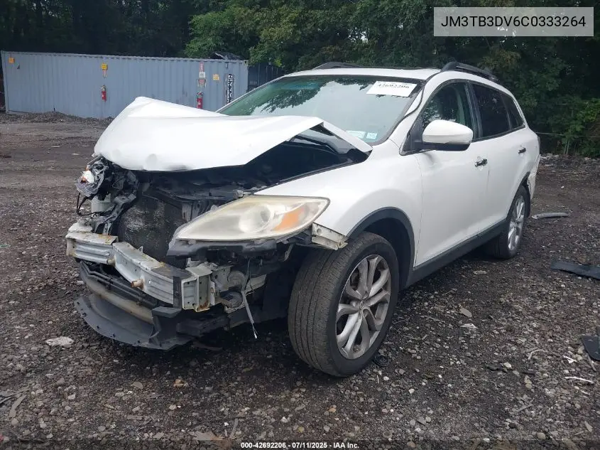 2012 Mazda Cx-9 Grand Touring VIN: JM3TB3DV6C0333264 Lot: 42692206