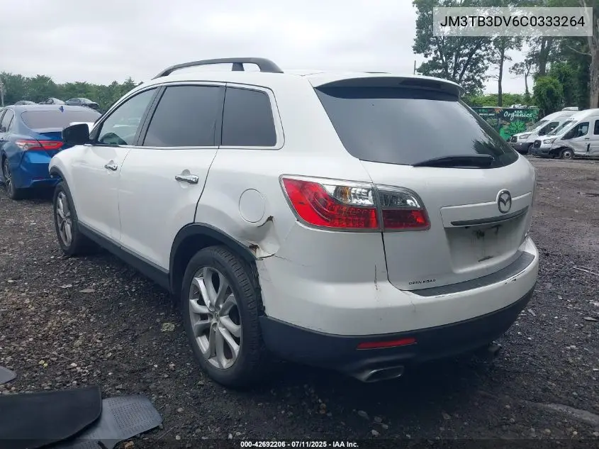 2012 Mazda Cx-9 Grand Touring VIN: JM3TB3DV6C0333264 Lot: 42692206