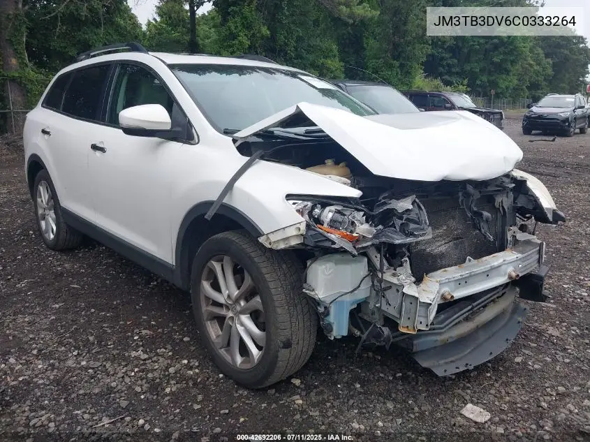 2012 Mazda Cx-9 Grand Touring VIN: JM3TB3DV6C0333264 Lot: 42692206