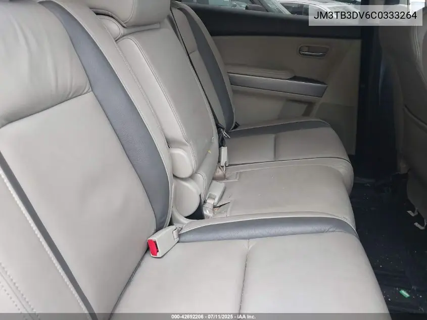 2012 Mazda Cx-9 Grand Touring VIN: JM3TB3DV6C0333264 Lot: 42692206