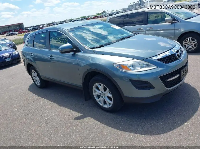 2012 Mazda Cx-9 Touring VIN: JM3TB3CA9C0343382 Lot: 42695068