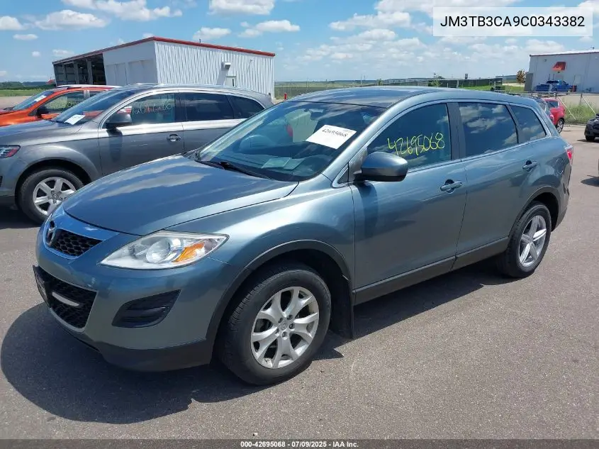 2012 Mazda Cx-9 Touring VIN: JM3TB3CA9C0343382 Lot: 42695068