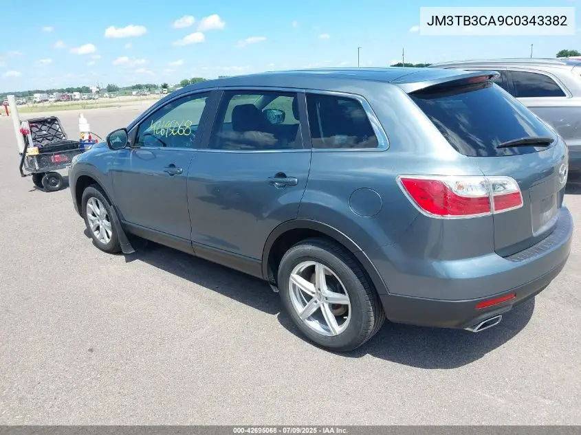 2012 Mazda Cx-9 Touring VIN: JM3TB3CA9C0343382 Lot: 42695068