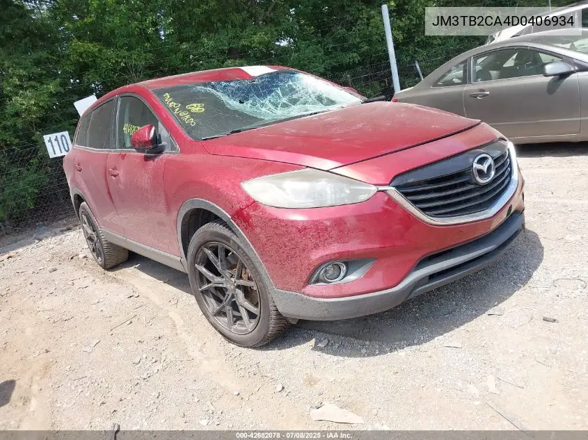 2013 Mazda Cx-9 Touring VIN: JM3TB2CA4D0406934 Lot: 42682078
