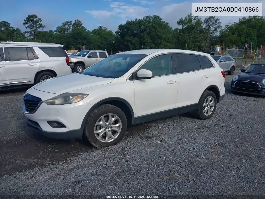 2013 Mazda Cx-9 Touring VIN: JM3TB2CA0D0410866 Lot: 42712773