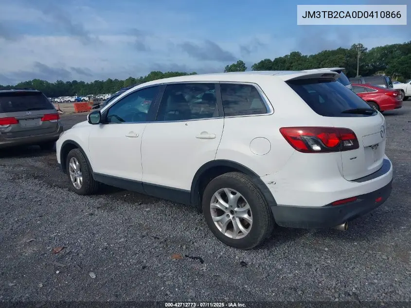 2013 Mazda Cx-9 Touring VIN: JM3TB2CA0D0410866 Lot: 42712773