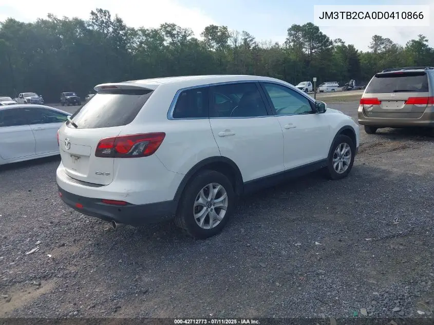2013 Mazda Cx-9 Touring VIN: JM3TB2CA0D0410866 Lot: 42712773