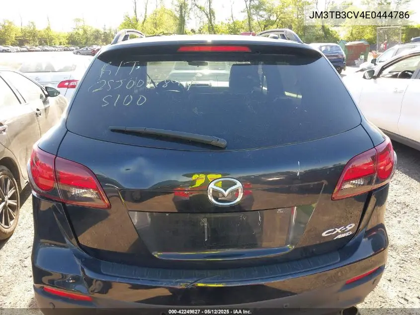 2014 Mazda Cx-9 Touring VIN: JM3TB3CV4E0444786 Lot: 42249827